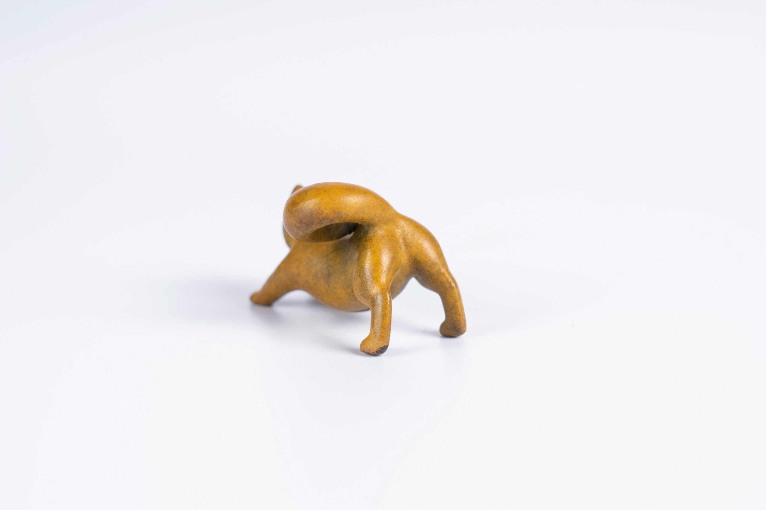 Golden retriever happily chewing on durable non-toxic dental toy